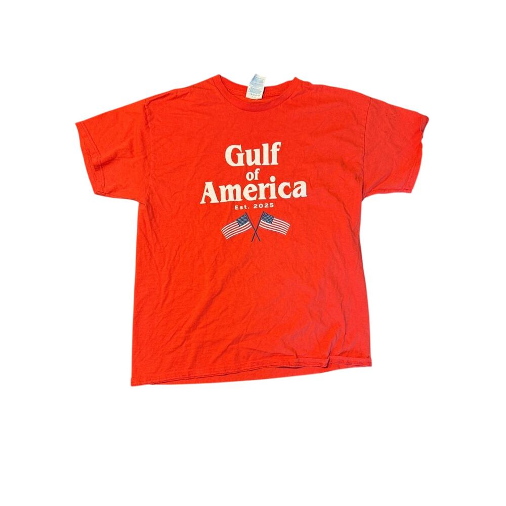 Gulf of America Red Graphic Tee Youth XL
